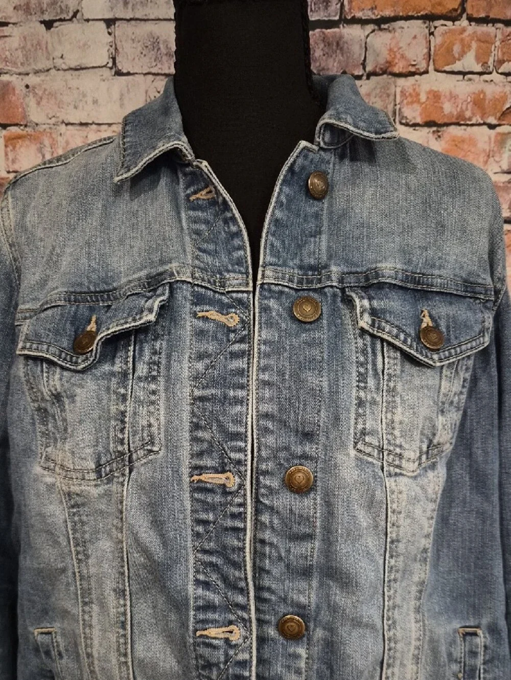 Denim 24/7 Light Blue Washed Denim Jacket